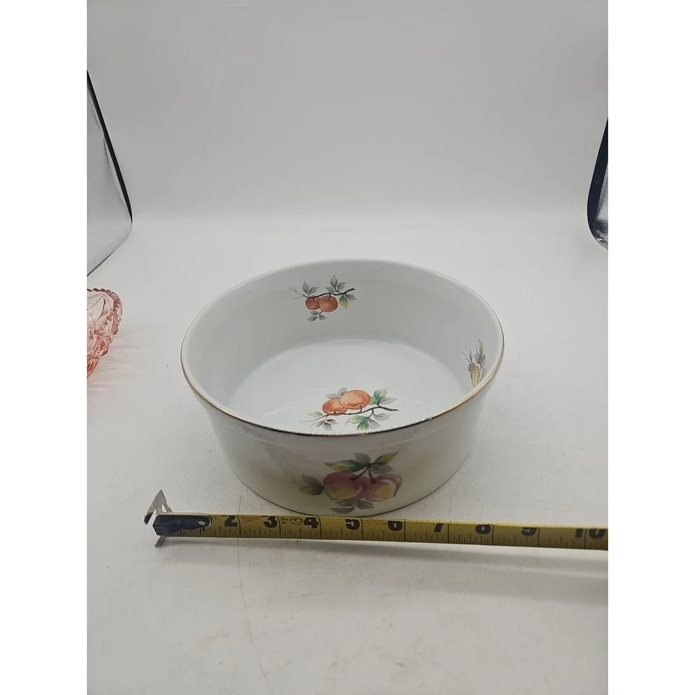 VTG ~  Casserole  Dish ~ Oven‎ To Table Cookware ~ Fruit 7531 ~ 9